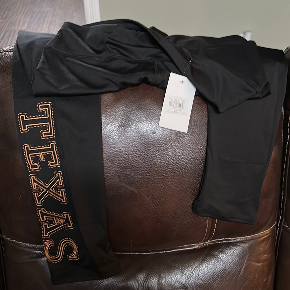 Lida - Women’s Black Texas Longhorn Leggings